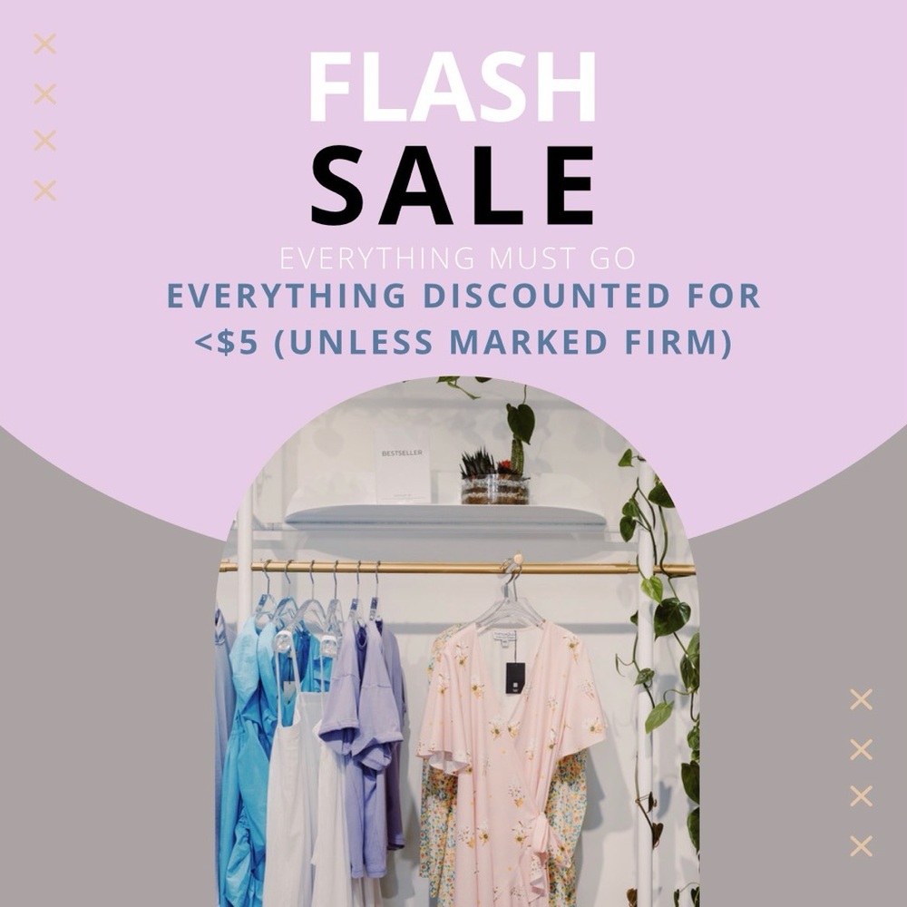 $5 CLOSET SALE